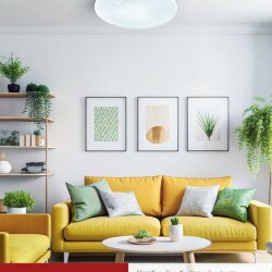 Светильник светодиодный серии DECO ГЛОРИЯ 18Вт 230В 6500К 1620Лм 260х55мм IN HOME