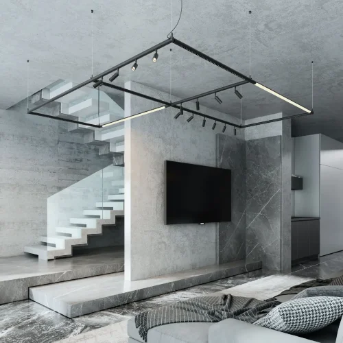 Module System Трековый светильник 24W 3000K (черный) 85176/01 - фото 5