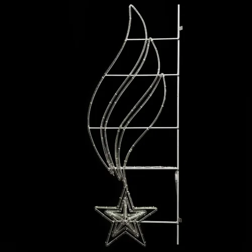 Светодиодная Консоль «Звезда с Российским Флагом» 60 х 200 см, Триколор, 220В. Фото 2.