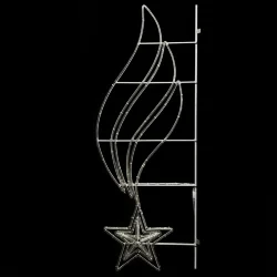 Светодиодная Консоль «Звезда с Российским Флагом» 60 х 200 см, Триколор, 220В