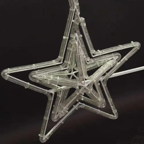 Светодиодная Консоль «Звезда с Российским Флагом» 60 х 200 см, Триколор, 220В. Фото 3.