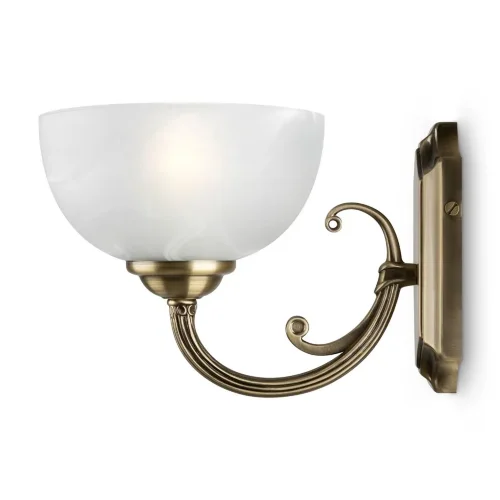 Серия Herbert выполнена в классическом стиле. Бронзовая арматура изделий прекрасно сочетается с плафонами из матового стекла. Светильники Herbert станут прекрасным дополнением как жилых, так и общественным помещений в классическом стиле. (Бронза) - фото