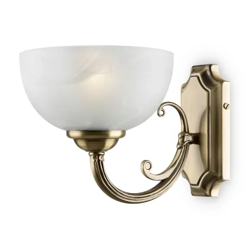 Серия Herbert выполнена в классическом стиле. Бронзовая арматура изделий прекрасно сочетается с плафонами из матового стекла. Светильники Herbert станут прекрасным дополнением как жилых, так и общественным помещений в классическом стиле. (Бронза) - фото