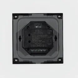 Сенсорная панель T16-2 Black IC20 (220V, DIM, 2 zone, DMX512, RF 2.4GHz)