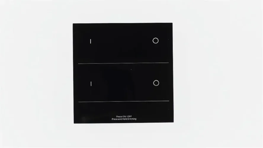 Сенсорная панель T16-2 Black IC20 (220V, DIM, 2 zone, DMX512, RF 2.4GHz) - фото I