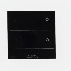 Сенсорная панель T16-2 Black IC20 (220V, DIM, 2 zone, DMX512, RF 2.4GHz)