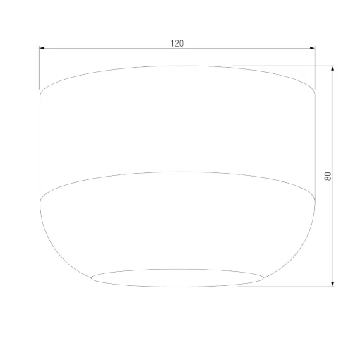 Светильник потолочный светодиодный 15W 4000K чёрный 25046/LED - фото 2