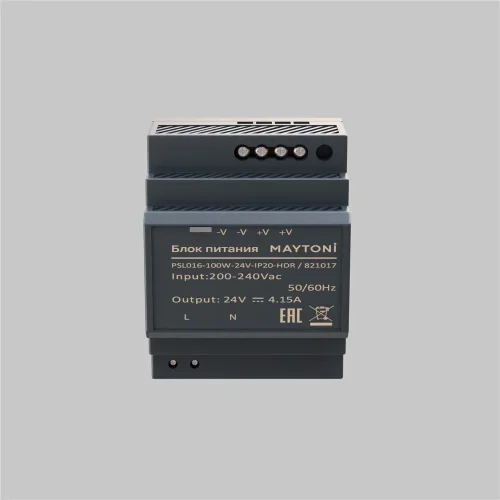 Источник напряжения PSL016 24В 100Вт IP 20 821017 (Черный) 821017 - фото 2
