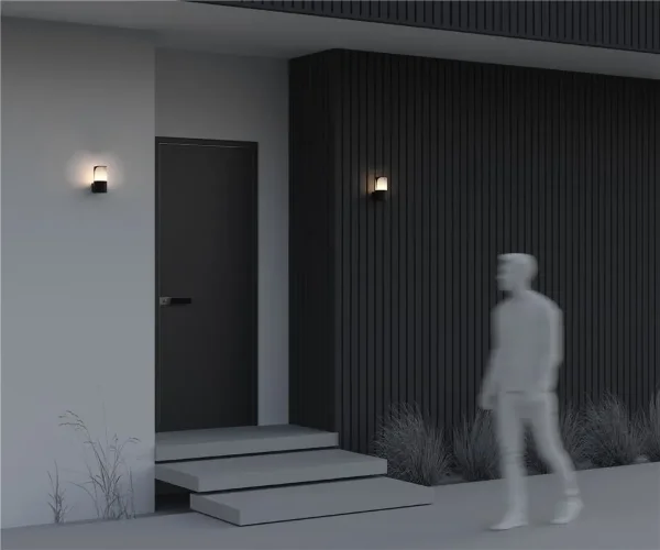 Настенный светильник (бра) Piccadilly E27х1 23Вт IP 44 (Черный) - фото 6