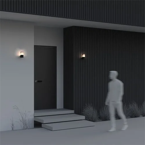 Настенный светильник (бра) Piccadilly E27х1 23Вт IP 44 (Черный) - фото 9