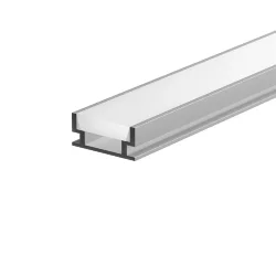 Алюминиевый профиль встраиваемый в пол ALM-1908-S-2M (Серебро)
