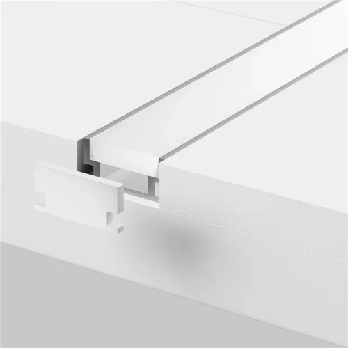 Алюминиевый профиль встраиваемый в пол ALM-1908-S-2M (Серебро) - фото 5