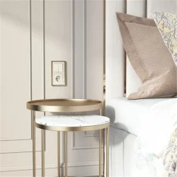 Выключатель двухклавишный проходной (айвори акрил) W1122043