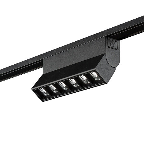 'Светильник трековый SLIM, 48В 10W черный 2700-6000К, DL-SLIM-FLBL-10-CCT - фото