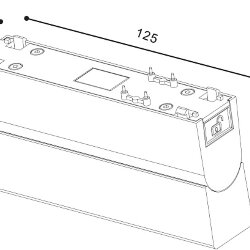 'Светильник трековый SLIM, 48В 10W черный 2700-6000К, DL-SLIM-FLBL-10-CCT 022084
