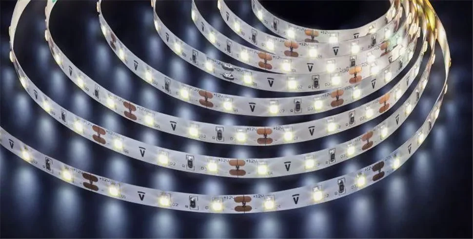 Лента светодиодная 71 762 NLS-3528CW60-4.8-IP20-12V R5 4.8Вт/м (уп.5м) Navigator 71762 - фото