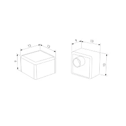Розетка Ethernet RJ-45 (графит матовый) W1181064