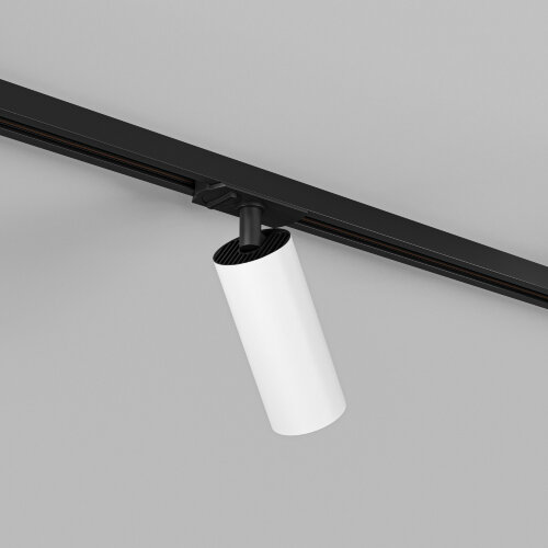 DK6060-BW+BK Трековый светильник IP 20, 15 Вт, GU10, черный с белым, алюминий. Фото 3