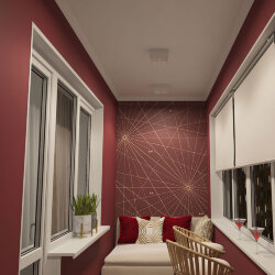 Светильник накладной IP 20, 10 Вт, GU5.3, LED, белый/красный, пластик, Denkirs DK3085-WH+RD