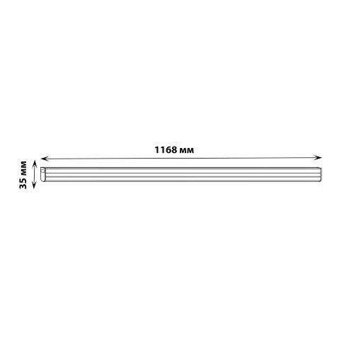 ULI-Q150 18W-4000K IP40 WHITE Светильник линейный светодиодный аналог Т5, 220В, с выключателем, Кабель и крепление в-к, Белый свет 4000K, Корпус белый, TM Volpe - фото 7