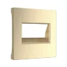 Накладка для двойной розетки Еthernet RJ-45 (шампань рифленый) W1191110 - фото