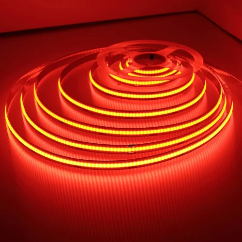 Светодиодная лента COB, 336 chip/m, red, 12V, IP20, A235 - фото I