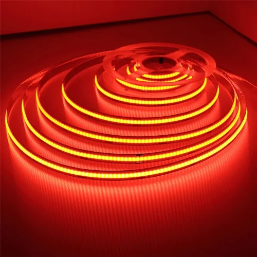 Светодиодная лента COB, 336 chip/m, red, 12V, IP20, A235 - фото I