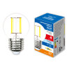 LED-G45-4W-4000K-E27-CL-SLF Лампа светодиодная, Форма шар, прозрачная, Белый свет 4000K - фото 3