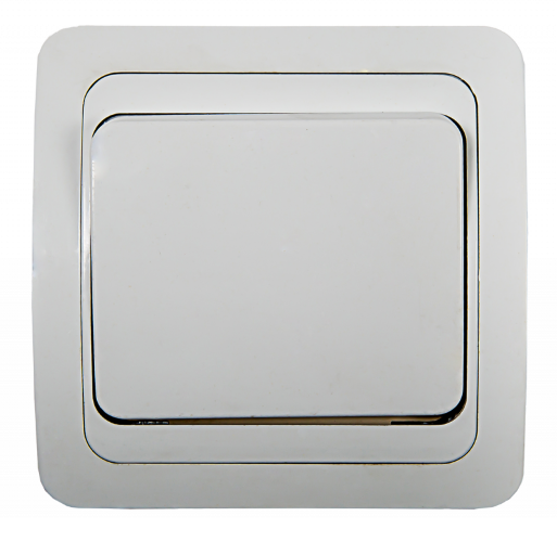 Выключатель одноклавишный CLASSICO белый 2021 IN HOME - Фото