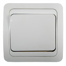 Выключатель одноклавишный CLASSICO белый 2021 IN HOME