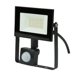 ULF-F62-30W-6500K SENSOR IP54 200-240В BLACK Прожектор светодиодный с датчиком движения и освещенности, Дневной свет 6500K, Корпус черный, TM Uniel