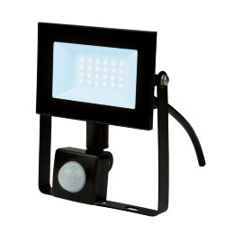 ULF-F62-30W-6500K SENSOR IP54 200-240В BLACK Прожектор светодиодный с датчиком движения и освещенности, Дневной свет 6500K, Корпус черный, TM Uniel