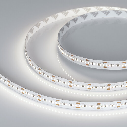 Светодиодная лента MICROLED-M300-10mm 24V Day5000 (21.6W/m, IP20,2216, 5m) (Arlight, 21.6 Вт/м, IP20) - фото 1