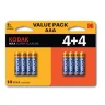 Элемент питания алкалиновый AAA/LR03 1.5В MAX SUPER Alkaline (блист.8шт) 30419896 KODAK Б0057079 - фото 2