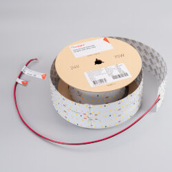 Светодиодная лента S2-2500 24V Warm 2700К 59mm (2835, 420 LED/m, LUX) (Arlight, 30 Вт/м, IP20) 023407