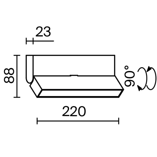 Потолочный светильник Базис поворотный / Basis Rot 12 Вт 4000 К 120° (Белый) C133CL-12W4K-W - фото 3