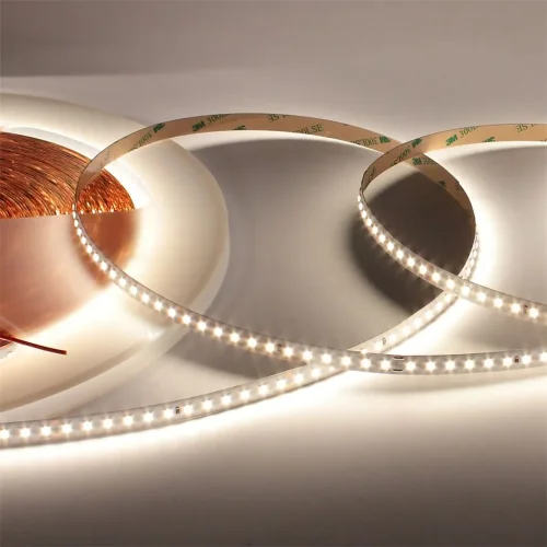 Светодиодная лента Premium class 2835, 120led/m, warm white, 48V, 30m, IP20, CRI>90, A482 - фото I