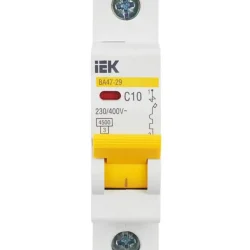 Выключатель автоматический модульный 1п C 10А 4.5кА ВА47-29 KARAT IEK MVA20-1-010-C