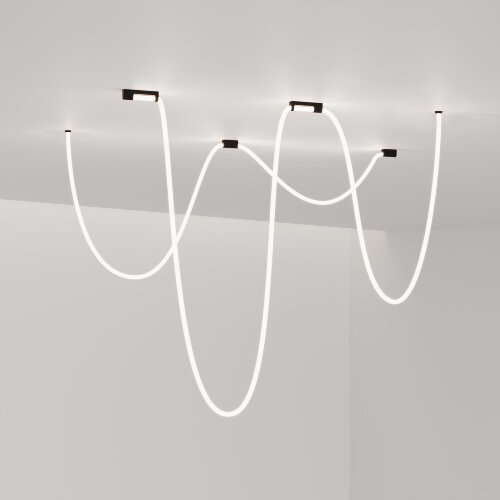 Накладные крепления для круглого гибкого неона Full light черный - Фото 5