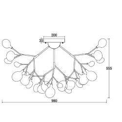 Потолочный светильник Freya FR5049CL-36W1 (Белый)