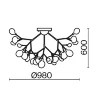 Потолочный светильник Флоренсия / Florencia (Белый) FR5049CL-36W1 - фото 5