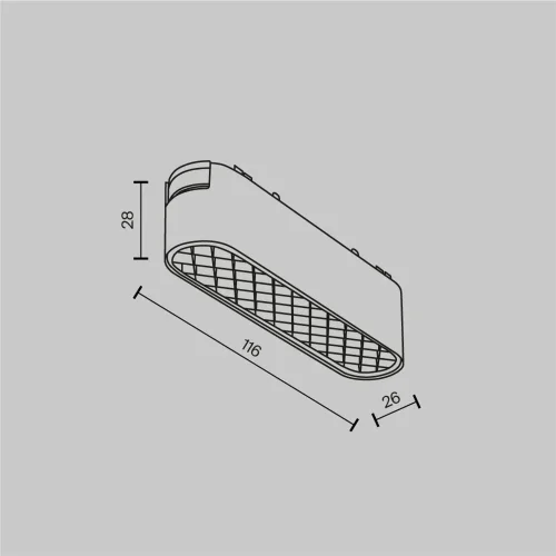Трековый светильник Базис / Basis Grid Radity 3000K 6Вт 120° (Белый) TR084-1-6W3K-W - фото 13