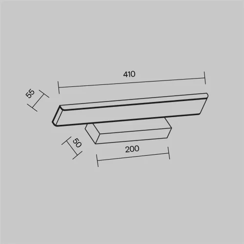 Подсветка Gleam 4000К 16,2Вт IP 20 (Черный) - фото 4