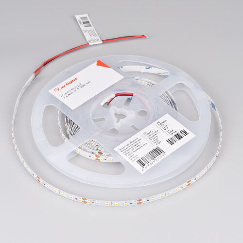 Светодиодная лента NT-A120-8mm 24V White6000 (9.6 W/m, IP20, 3528, 5m) (Arlight, Открытый) - фото 2