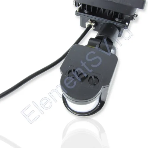 Светодиодный прожектор Standart с датчиком движения V61 (10W, 220V, черный корпус, white) - фото 2.
