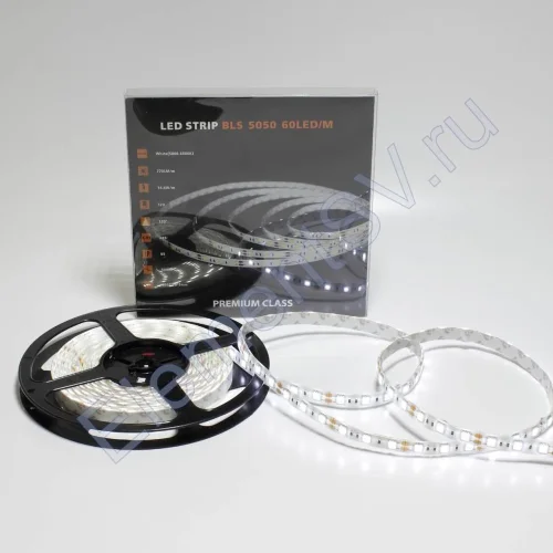 Светодиодная лента Class Premium, 5050, 60 led/m, White, 12V, IP65, А22 - фото.
