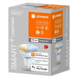 4.9W/RGBW (=40W) GU10 SPOT Dim 45° 350Lm 20000h d50x55mm - Светодиодная лампа с управлением по Wi-Fi LEDVANCE