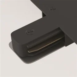 Коннектор L-образный Unity встраиваемый черный (Черный)