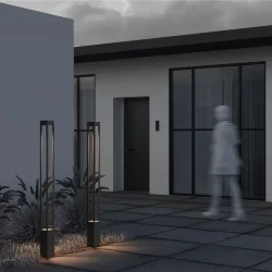 Садово-парковый светильник Elbe 3000К 20Вт IP 65 (Графит)