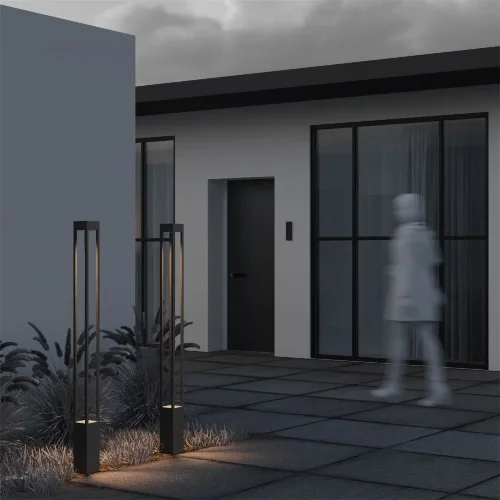 Садово-парковый светильник Эльба / Elbe 3000К 20Вт IP 65 (Графит) - фото 6